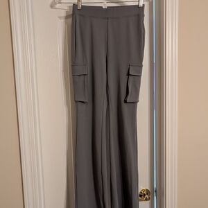 HALARA Gray Wide Leg Cargo Pants